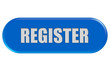Button blau Seiten rund REGISTER