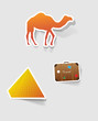 vector label for design