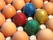 Colored eggs