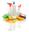 Photo: set of cleaning articles set of cleaning articles
