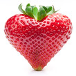 Photo: Strawberry heart. Strawberry heart.