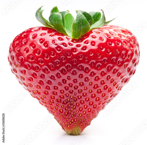 Foto: Strawberry heart. Strawberry heart.