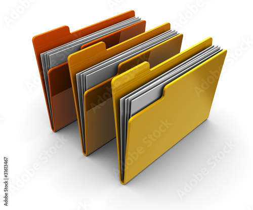 Illustration: folders folders