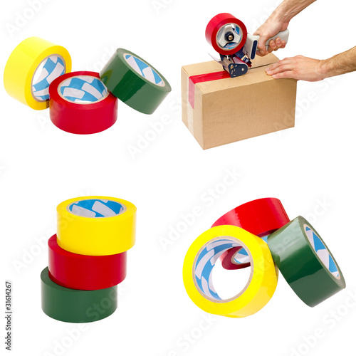 Photo: set of four images of packaging materials set of four images of packaging materials