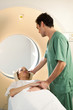 CT Scanner with Nurse and Patient