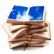 libri aperti con cielo libri aperti con cielo