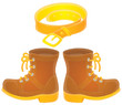 Boots and belt
