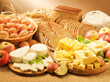 Dairy food, eggs, breads and apples 1