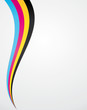 CMYK CMJN print wave background CMYK CMJN print wave background