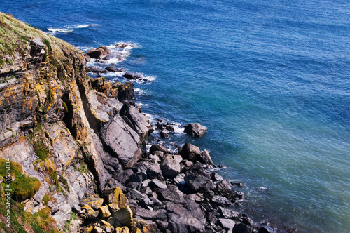 Photo: Coast line cliffs Coast line cliffs