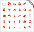 Photo en ligne au meilleur prix Red and green real estate icons