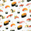 Beautiful Classic Japanese Seamless Pattern