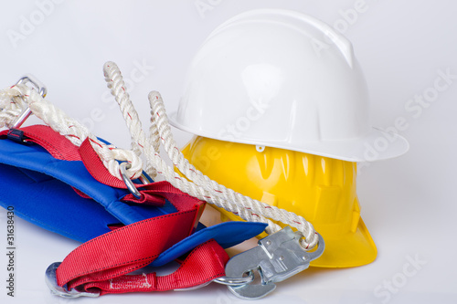 Photo: Casco Cintura di sicurezza Casco Cintura di sicurezza