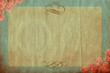 vintage background with spring flowers