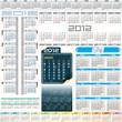 2012 variety calendar grids