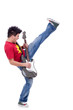 kicking guitarist playing kicking guitarist playing