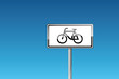 Zusatzzeichen Fahrrad Bike