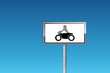 Zusatzzeichen Motorrad Führerscheinklasse A