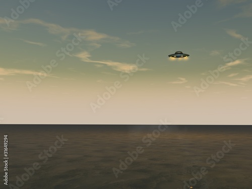 Illustration: UFO - Unidentified Flying Object UFO - Unidentified Flying Object