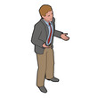 Vector: isometric man isometric man
