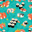 Vector: Beautiful flower Japan Seamless Pattern Beautiful flower Japan Seamless Pattern