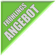 Dreieck hellgrün FRÜHLINGSANGEBOT
