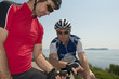 Foto: Radfahren mit Navigation Radfahren mit Navigation