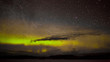 Northern lights and myriad of stars
