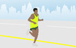 marathon man - vector