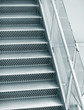abstract empty steps in airport