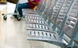 seats at the airport in waiting lounge