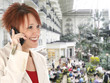 Woman on Cellphone at Opryland Hotel Woman on Cellphone at Opryland Hotel