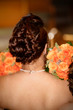 brown curl bun hair woman brown curl bun hair woman
