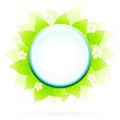 Green floral icon