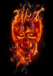 Fire skull