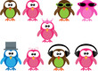 Collection Of Cute Owls