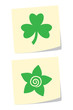 Clover and Flower Icons