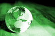 Photo: Green Earth transparent glass Green Earth transparent glass
