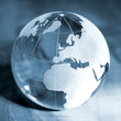 Photo: Earth transparent glass Earth transparent glass