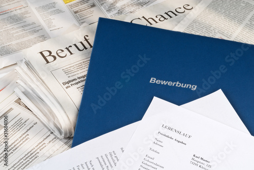 Foto: Bewerbungsunterlagen Bewerbungsunterlagen