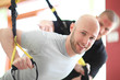 Mann im Sport