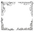 Vektor: Exquisite Corner Ornamental Designs Exquisite Corner Ornamental Designs