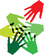 Vector: union touch. vector illustration union touch. vector illustration