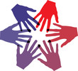 union touch. vector illustration