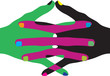 Vector: union touch. vector illustration union touch. vector illustration