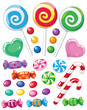 set of sweets