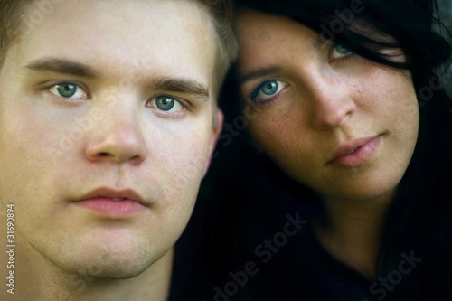 Photo: A Young Adult Couple A Young Adult Couple