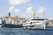 Bosphorus and Galata Tower in historic center of Istanbul