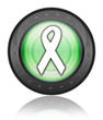 Green Industrial Style Icon "Awareness Ribbon"