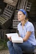 Photo: Female Missionary With Open Bible Female Missionary With Open Bible